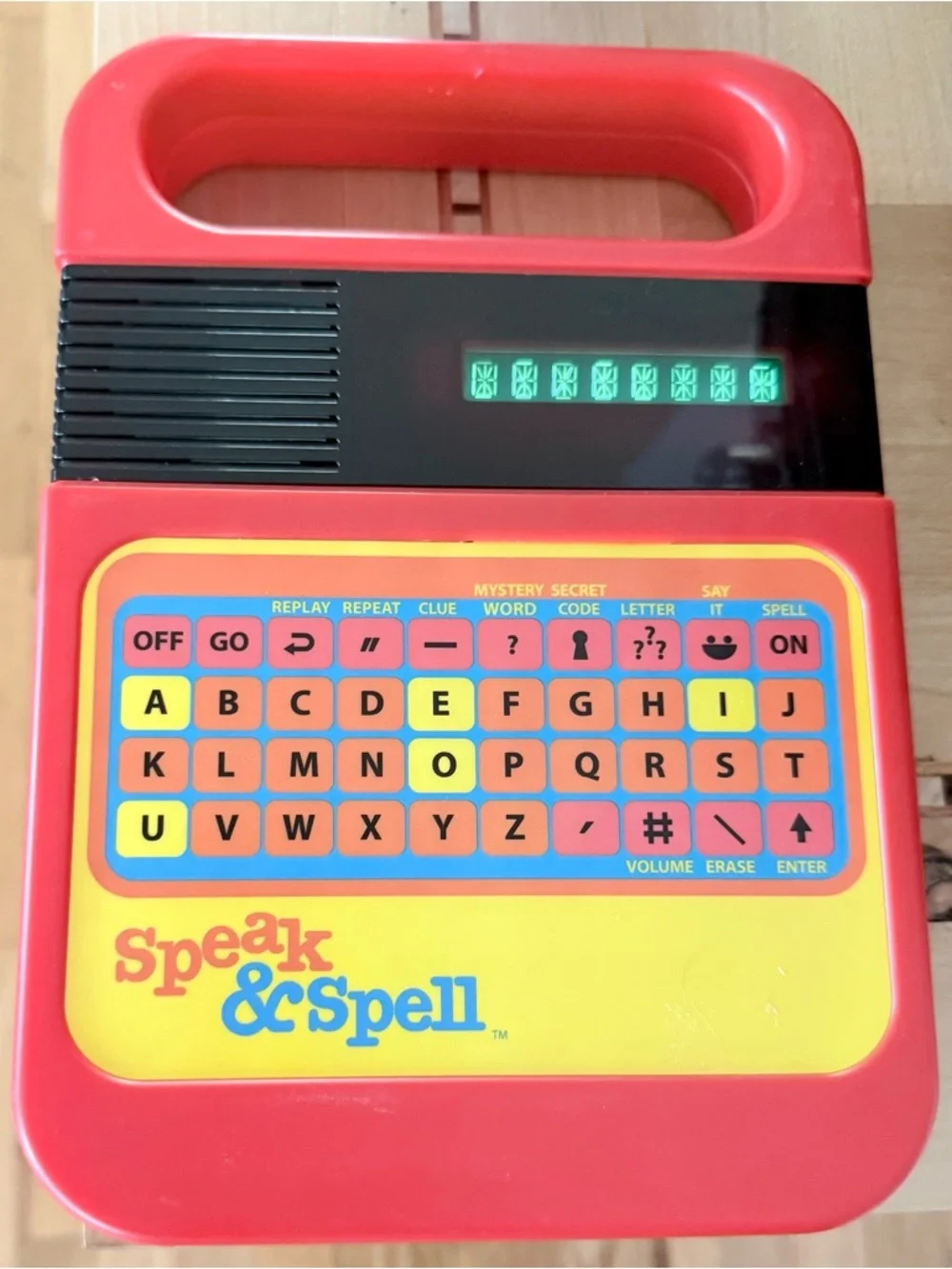 Speak & Spell electronic learning toy Trademark Of Kahootz LLC Works Great